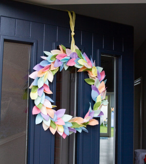 Pastel Door Wreath