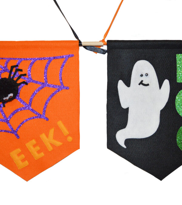 Halloween Flags Set of Two