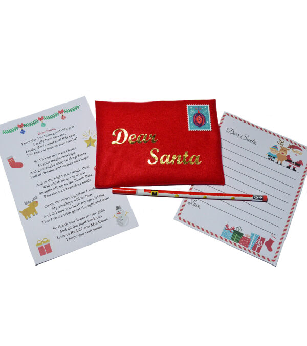 Red Santa Letter Envelope