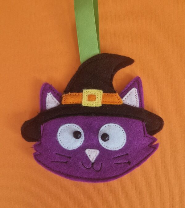 Witchy Cat Hanging Decoration